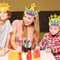 78PCS Paper Crowns for Kids to Decorate Scratch DIY Gold Paper Crown Craft Decorating Kit for Party